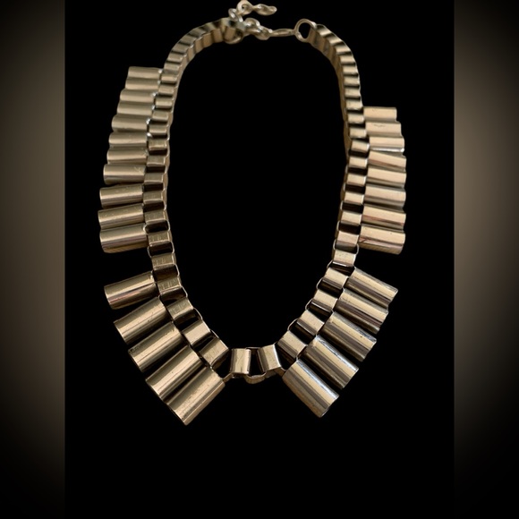 Tubular Statement Necklace. Beautiful and unusual. Modernist style. - Picture 1 of 5